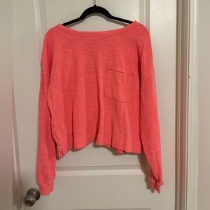 Aerie Coral Sweatshirt